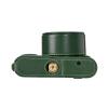 D-Lux 8 Case, Genuine Leather Camera Case Bottom Opening Body Half Base Cover for Leica D-Lux 8 with Neck Strap Lens Cap (Green) view 3