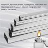 24 36 48 60 72 79 in Stainless Steel Floor Cord Covers Wires, Raceway Cable Management for Home/School/Hospital, Cable Protector Self-Adhesive(L W H 79 x 1.2 x 0.8IN) view 3