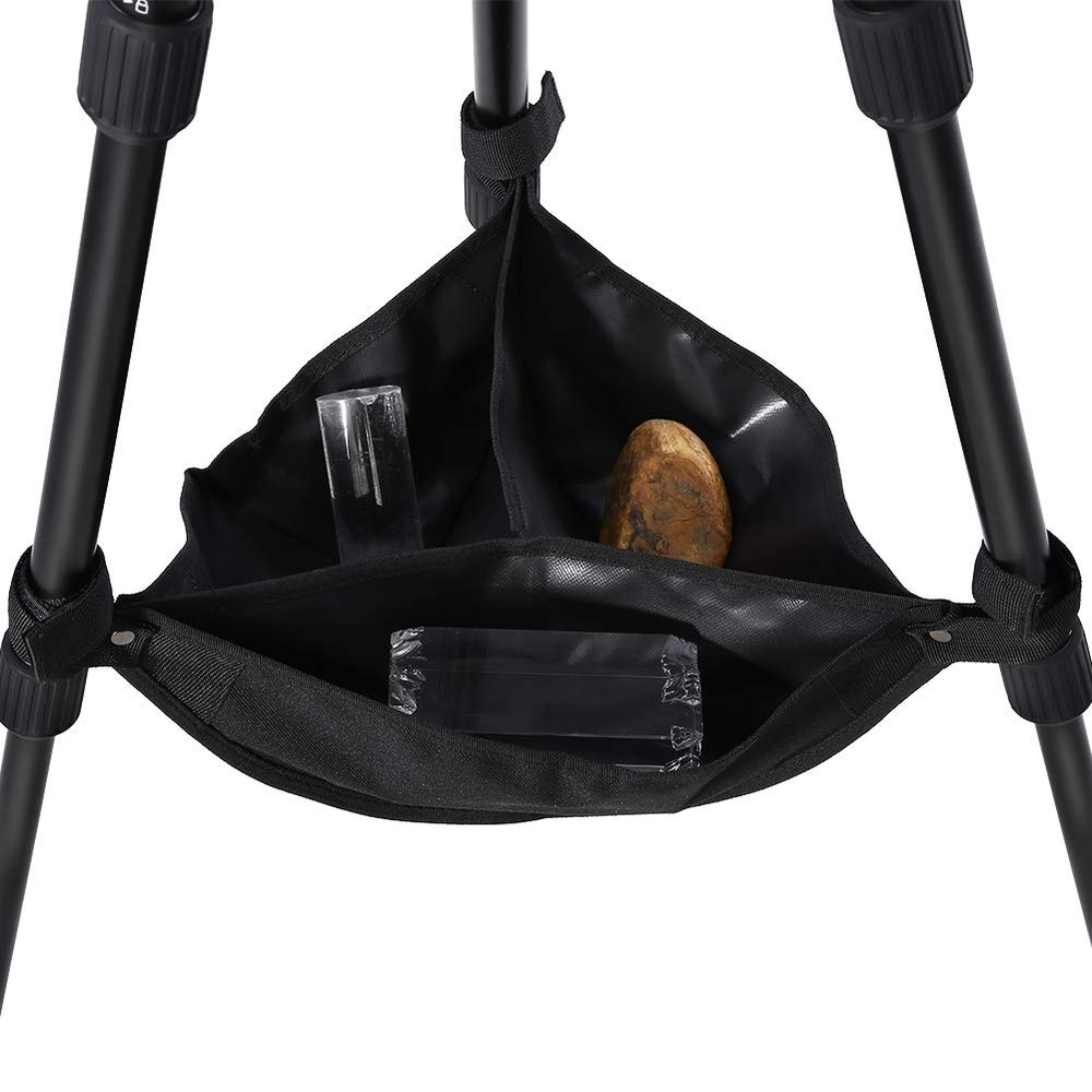 ZJchao Heavy Duty Tripod Stone Bag, Sturdy Tear Photography Accessory with Hook Loop Straps, for Most Tripods Outdoor