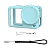 Protective Cover for DJI OSMO Action 6 Camera Soft Silicone Case Shockproof and Drop-Resistant Protector Sleeve with Lens Cap and Wrist Strap Camera Accessories (Blue) view 1