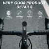 Compatible with Canyon Gear Groove Garmin Mount, Ultra-Light 15g  Secure & Easy, Compatible with CP0039, CP0047, CP0048 Bicycle Computer Handlebar Mount Replacement for Edge/Wahoo view 2