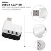 Homoyoyo 2pcs USB Hub Splitter Adapter Multi-Functional USB Extension for Data Transfer and Charging Compatible with Laptop Notebook Lightweight Shell with Efficient Heat Dissipation view 2