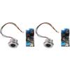 Bloepum 2X K202 DC12V Low Power Fingerprint Control Board + R503 Fingerprint Module Round Fingerprint Recognition Module view 1