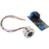 Bloepum 2X K202 DC12V Low Power Fingerprint Control Board + R503 Fingerprint Module Round Fingerprint Recognition Module view 3