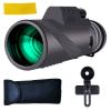 Binoculars for Adults, 40x60 Monocular Telescope Green Film Optical Tourism Scope Telescope Long Range Zoom for Adult Bird Watching Outdoor Travel Sightseeing Binoculars view 1