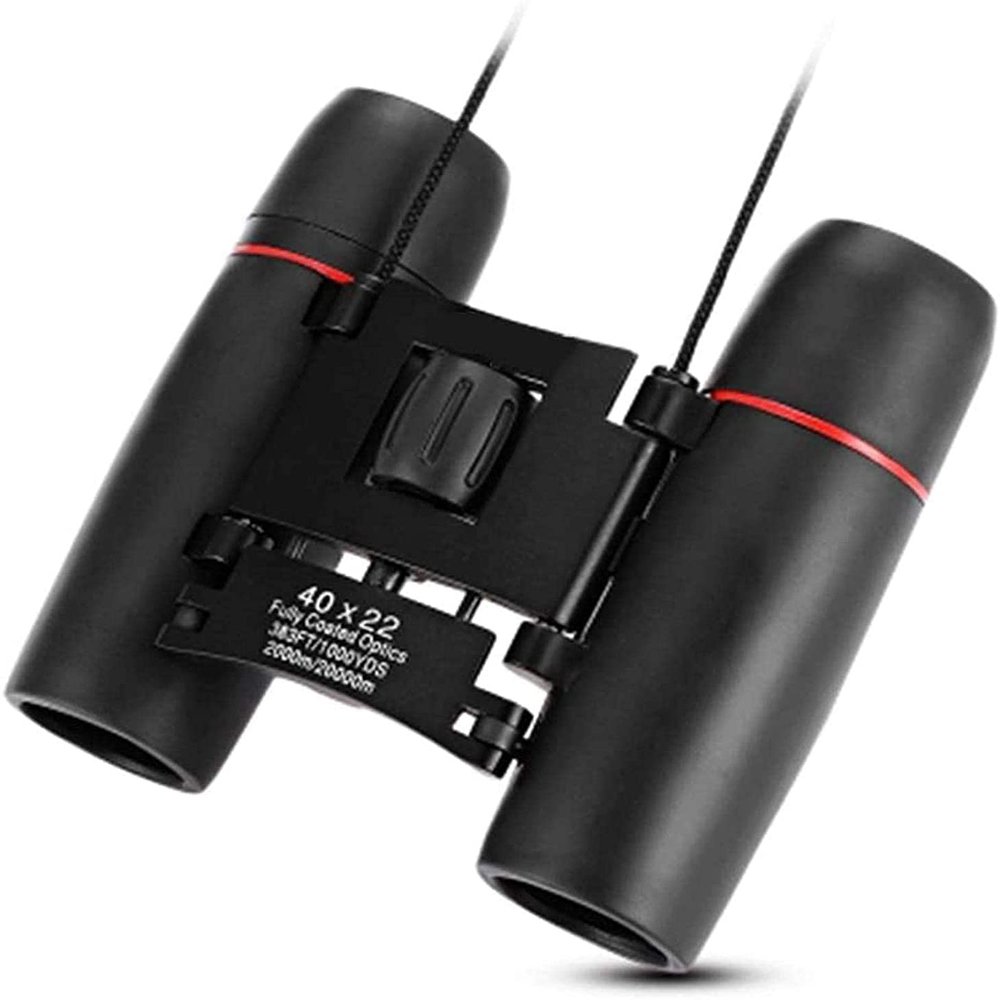 Binoculars 40X22 2000M/20000M Vision Wide-Angle Prism Binocular Outdoor Folding Telescope