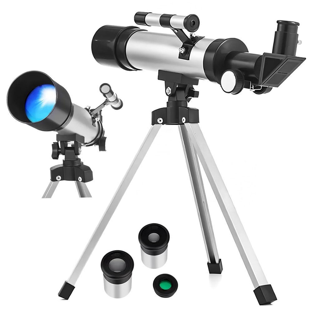 80mm Astronal Telescope with Tripod for Adults and Boys and Girls High Magnification Refractor Telescope for Stargazing and Planet Viewing for Beginners