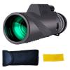 Binoculars for Adults, 40x60 Monocular Telescope Green Film Optical Tourism Scope Telescope Long Range Zoom for Adult Bird Watching Outdoor Travel Sightseeing Binoculars view 1