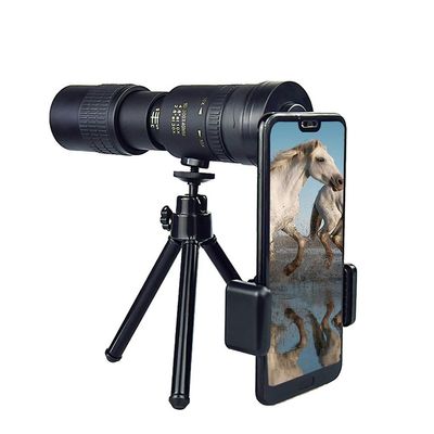 Binoculars for Adults, Telescopes, 4K 10-300X40mm Telephoto Zoom Fogproof Monocular with Smartphone Holder & Tripod for Bird Watching//Camping for Adult Bird Binoculars