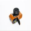 E-P7 Case, Genuine Leather Bottom Opening Camera Half Case for Olympus Pen E-P7 Cover Bag Protecter with Hand Wrist Strap (Yellow) view 4