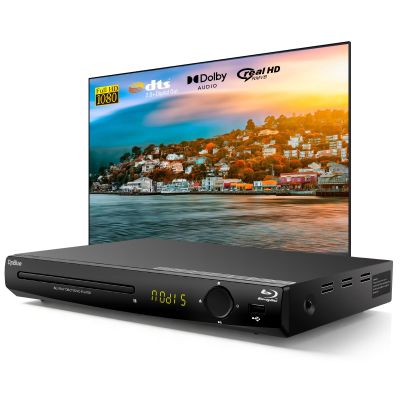 DpBlue 1080P Full HD Blu-ray DVD Player for TV/Projector,HDMI/AV/Coax Out