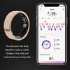 GINIXPIONE Smart Ring for Women Men, Fitness & Health Tracker with Vital Signs Monitoring, Sleep Tracker, Temperature Monitor, Remote Photography, No Subscription(Gold,8#) view 3