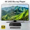 DpBlue 4K UHD Blu-ray Player for TV Projector Support Region A Blu Ray 3D 4K Discs All Regions DVDs Twin HDMI Output HDR10 Dolby Vision Dolby Atmos 4K Ultra HD Blu ray DVD Player BT.2020 Color Gamut view 3