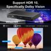 DpBlue 4K UHD Blu-ray Player for TV Projector Support Region A Blu Ray 3D 4K Discs All Regions DVDs Twin HDMI Output HDR10 Dolby Vision Dolby Atmos 4K Ultra HD Blu ray DVD Player BT.2020 Color Gamut view 4