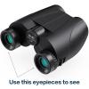 Binoculars for Adults and Kids, 20x25 Compact High Power Binoculars with Low Light Vision for Bird Watching, Large Eyepiece Waterproof Outdoor Hunting, Travel, Sightseeing view 3