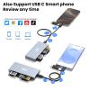 10Gbps XQD Card Reader 8 in 1 Multi-Card Reader USB C for Sony G/M Series, Lexar 2933x/1400x USB Mark XQD Card/CF/XD/MS/TF/SD Memory Card Reader/Writer/Hub USB 3.2 for Windows/Linux/Mac OS/Android view 4