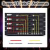 UHF Antenna Power Distribution System, Wireless Microphone Signal Amplifier, with 8/16 Input/Output Ports, 450-950 Mhz Frequency Range, Signal Enhancement 1000m 8Input view 2