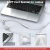 3.5mm Headphones 5.9ft Long Cord Wired Earbuds with Microphone Noise Isolating Earphone Stereo Clear Call Volume Plug in 3.5mm Jack Wired Ear Buds for Office School Laptop Chromebook PC Travel, Silver view 2