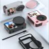 Oshmirian Case for DJI Action6  Liquid Silicone Protective Cover with Lanyard,Compatible with Charging,Anti-Fingerprint,Dustproof,Shockproof,Skin-Friendly Texture (Black) view 3