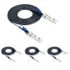 10Gtek 25G SFP+ DAC Cable - 25GBASE-CR Passive Direct Attach Copper Twinax Cable for Cisco SFP-H25GB-CU1.5M, Ubiquiti UC-DAC-SFP28, Supermicro and More, 1.5-Meter(5ft), Pack of 4 view 1