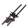Compatible for 5D3 5D2 SLR - 15mm Rod Rail Camera Lens Bracket Support, DSLR Holder Mount Baseplate Photography Accessories(Black with 40cm Rod) view 2