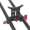 Compatible for 5D3 5D2 SLR - 15mm Rod Rail Camera Lens Bracket Support, DSLR Holder Mount Baseplate Photography Accessories(Black with 40cm Rod) view 3