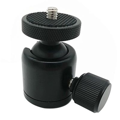 Compatible for DSLR Cameras, Canon/Nikon/Sony Camcorders, DV/LED Lights - Mini Ball Head 1/4" Screw Mount 360 Swivel Tripod Stand(Type G 35mm Base)