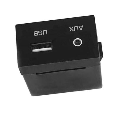 1 pcs New Black USB AUX Audio Input Port Adapter Jack for Hyundai Elantra 17 18 19 20 96120-F2000 96120F2000