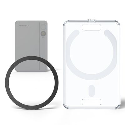 RECOLX AI Voice Recorder Replacement Protective Case with Magnetic Ring for Meetings & Interviews