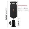 Compatible for Smartphones - Universal Phone Clip Tripod/Monopod Stand Adapter Bracket Holder view 4