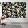 20x10ft Spring Flowers Backdrop Pink White Rose Floral Green Leaf Photo Backdrop Birthday Party Decoration Wedding Bridal Shower Backdrop Photo Studio Props view 4