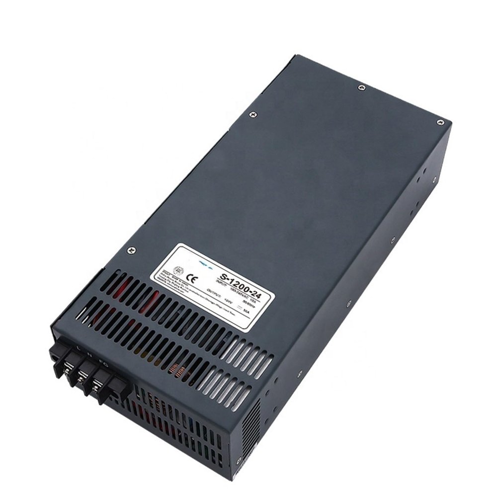 1200W Switching Power Supply Adjustable 24V 50A 220V DC to Adapters for Industry Applications 1Pcs