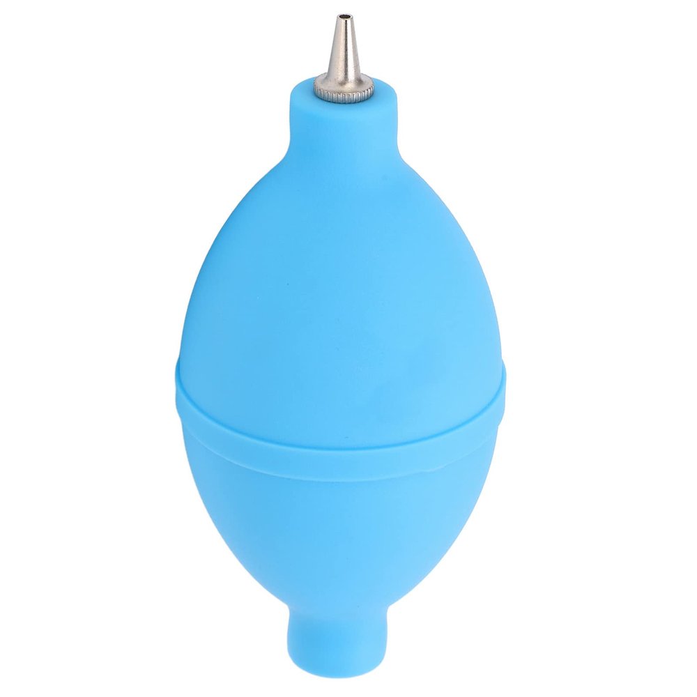 BST1888 Dust Blower Ball Oval PVC Electronic Components Cleaning Blowing Dust Ball with One Way Air Inlet Valve for Computers Cameras and Electronics Anti Aging Durable Material