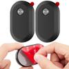 2 Pack Waterproof Case for Samsung Galaxy SmartTag 2, ABS Protective Housing with 3M Adhesive Sticker, Hidden Mount for Car/Bike/Luggage Anti-Lost Tracker Cover view 1