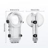 2. 60m Submersion-Resistant Housing for Action Cameras Featuring Fast Detach & Full No Blind Mark Underwater Case view 3