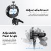 Godox S3 Bracket Bowens Mount Universal Speedlite Flash Bracket Holder for Godox AD200 AD200Pro II AD300Pro TT685II TT350 V350 V480 V860II V860III Speedlight view 4