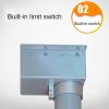 KUYBTU Electric Tv Lift with Remote Control Motorized Tv Mount for 26 70 Inch Low Profile Tvs Adjustable Height Ceiling Tv Mount Bracket with 2 Installation Methods-80cm view 4
