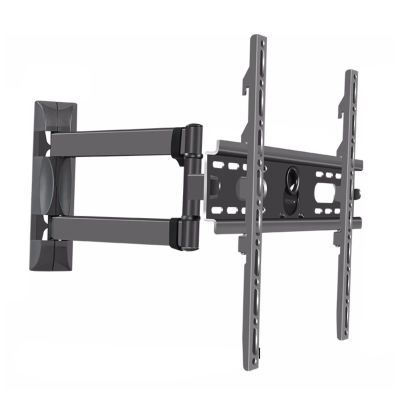 KUYBTU Universal Tv Stand Full Motion Tv Wall Mount for 32-55 Inch Tvs, Tv Bracket with Articulating Dual Arms, Swivel Tilt Extension Leveling Max 400X400Mm