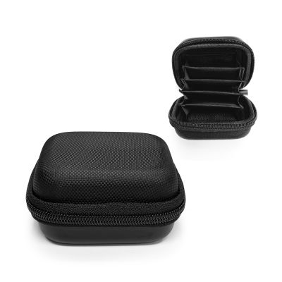 Eacam Filter Storage Bag, Full Protection, Zipper Closure, Compact Size, with Filter Pouch, Black Brown Carrying Case for Filters (Black)