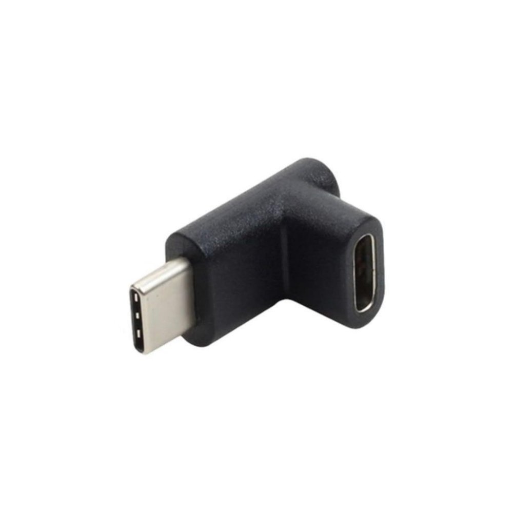 90Degree USB3.1 Type C Adapter USB C Male to USB C Female Adapter Fast Charging &10Gbps Data Transfer Compactly Designs