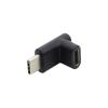 90Degree USB3.1 Type C Adapter USB C Male to USB C Female Adapter Fast Charging &10Gbps Data Transfer Compactly Designs view 1