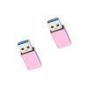 2Pack USB C Female to USB Male Adapter Type C Converters 5Gbps Data Syncing& Fast Charging for Phone Laptop Charging view 4