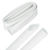 MECCANIXITY 3ft Braided Cable Sleeve, 0.8" ID 200C High Temperature 1500V Fiberglass Wire Insulation Cord Protector Organizer Wires Management for Motor Engine Fuel Line, White view 1