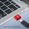Aluminum Alloy Type C to USB Adapter USB C Female to USB Male Adapter for Efficient Data Transfer and Charging view 2