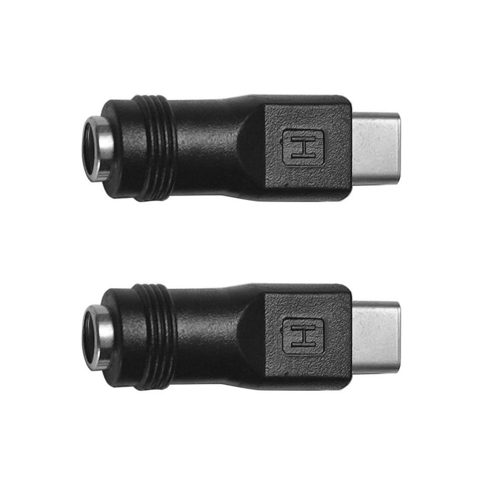 2/1Pack Type C Power Adapter Type C Male to DC5.5x2.1mm Female Power Adapter for Charging Device DC5521/USB C Connectors