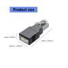 2Pc USB to RJ45 Ethernet Adapter USB Female to RJ45 Male NetworkingDongle for Laptop Routers 100Mbps Stable Networking view 3