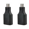2Pack USB2.0 Small USB Male to USB A Female Adapter Connectors Converters Coupler for Androids Devices and Tablets view 1