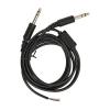 Thonlai Aviation Headset Replacement Cable, 2M PVC Durable DIY Cable with Dual GA Plugs 3 16inch Microphone and 1 4inch Speaker, for David Clark AVCOMM Pilot Universal Headset view 1