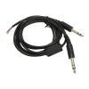 Thonlai Aviation Headset Replacement Cable, 2M PVC Durable DIY Cable with Dual GA Plugs 3 16inch Microphone and 1 4inch Speaker, for David Clark AVCOMM Pilot Universal Headset view 4