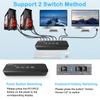 HDMI KVM Switch Dual Monitor, 2 Port KVM Switch Dual Monitor Keyboard Video Mouse Peripherals Switcher with 2 USB 2.0 Hub for 2 Monitors 2 Computers view 3
